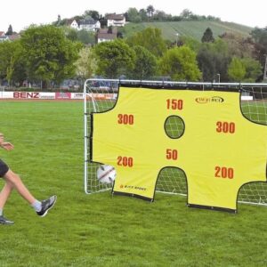 BRAMKA Z SIATKĄ I PANELEM DO CELOWANIA 290 x 165 x 90 cm