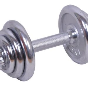 Chromowana Hantla z talerzami 2 x 2,5 kg 2 x 1,25 kg SPARTAN