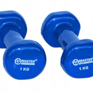 Hantelki Żeliwne Pokryte Winylem 1 kg x2