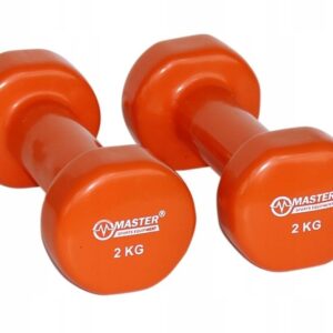 Hantelki Żeliwne Pokryte Winylem 2 kg x2