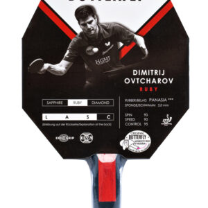 Rakietka do Tenisa Stołowego BUTTERFLY Ovtcharov Ruby