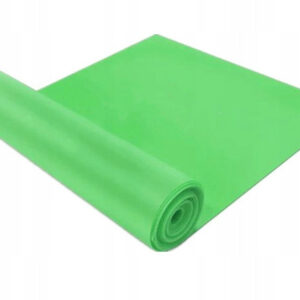 Taśma Gimnastyczna Guma Zielona 1,5m/15cm
